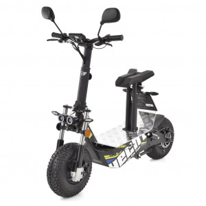 Scuter electric HECHT Terris Black, 3000 W, autonomie 50 km, viteza maxima 45 km/h, acumulator Li-Ion 60 V, 20 Ah,