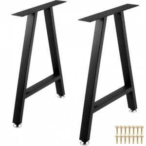 Set 2 picioare pentru mese Vivatechnix A, Otel, Inaltime reglabila 0-50 mm, dimensiune 71 x 45 cm - Img 4
