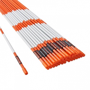 Set 50 tarusi marcatori pentru sosea Vevor Reflectorizant, Inaltime 121.5 cm, fibra de sticla - Img 2