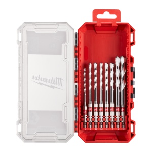 Set de burghie multimaterial cu coada Hex 1/4