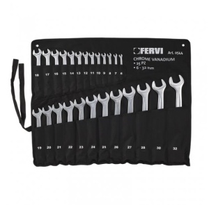 Set de chei combinate 6 ÷ 22 mm 0544, Fervi