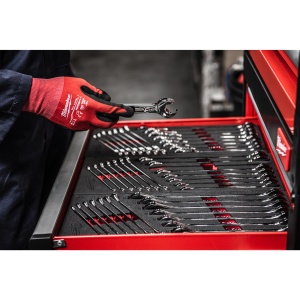 Set insertie spuma cu chei fixe combinate cu clichet pivotant, 15buc, 4932479829 Milwaukee - Img 3