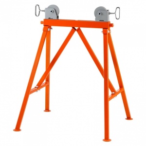 Suport pentru tevi 2-36 inch cu role, Portabil, 680 x 745 x 900 mm, capacitate 1140 kg - Img 2