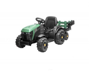 Tractor cu remorca Hecht 50925 green cu acu 12V, viteza 5-7 km/h