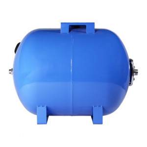 Vas de expansiune orizontal Wassertechnik WTH80HBLUE, apa rece, volum 80 l, presiune max.10 bari, cu suport - Img 2