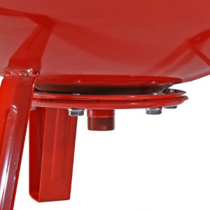 Vas de expansiune vertical Wassertechnik WTH300VMRED, apa calda, volum 300 l, presiune max.10 bari, cu suport, manometru - Img 2