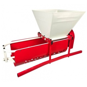 Zdrobitor struguri cu desciorchinare Vivatechnix Manual 500 Kg/h - Img 2