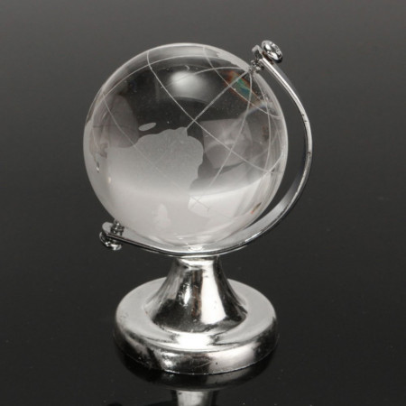 Glob pamantesc cristal 3,5cm diametru