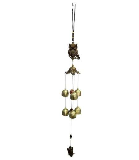Clopot de vant cu BUFNITA si 6 clopotei (fi 2.5), cod CV20, dimensiuni: aprox. 55 cm