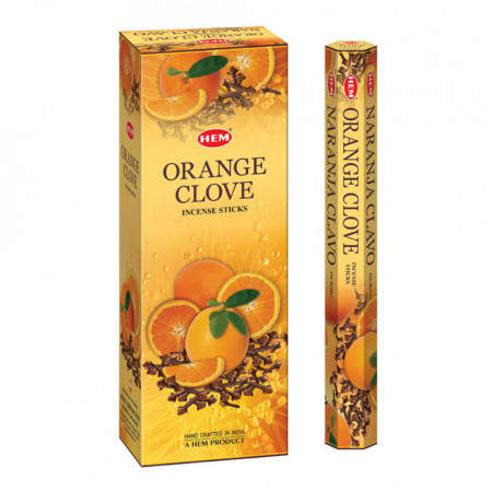 Set betisoare parfumate Hem Orange Clove 1 set x 6 cutii x 20 betisoare