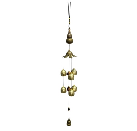Clopot de vant cu WU LOU si 6 clopotei (fi 2.5), cod CV21, dimensiuni: aprox. 55 cm