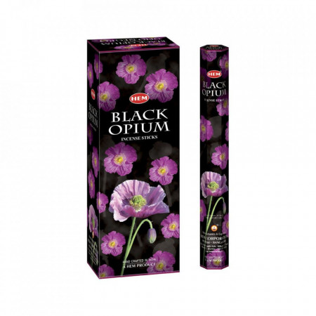 Set betisoare parfumate Hem Opium Negru 1 set x 6 cutii x 20 betisoare