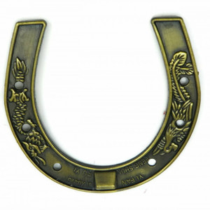 Potcoava norocoasa Feng Shui , metal 10 cm - Img 2