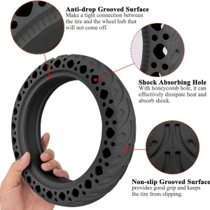 Cauciuc plin negru pt. trotineta electrica ,antiexplozie ,8.5 inch ,pentru Xiaomi, Mijia, M365/M365 PRO/1S/Pro 2 etc.