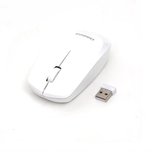 Mouse wireless Platinet Omega OM229, 1200 DPI, USB, alb, optic, 3 butoane