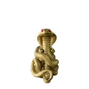 Statuieta Sarpe cobra din rasina, 10 x 6 cm