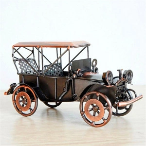 Macheta masina vintage Q84-1 metal 20 x 8 x 12 cm - Img 6