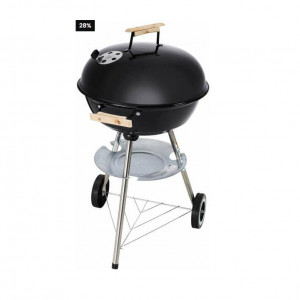 Gratar rotund cu capac , ventilatie , 44cm - Img 1
