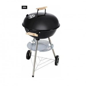 Gratar rotund cu capac , ventilatie , 44cm