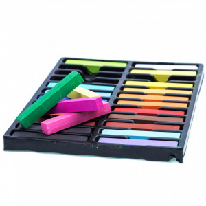 Set creta moale pastelata 24 buc/set Talentus - Img 2