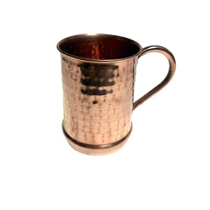 Set Premium din Cupru Pur – Carafă 600 ml + 2 Pahare 300 ml, Lucrate Manual, India - Img 4