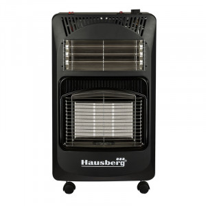 Soba gaz GPL (butelie) + electric Hausberg HB1022 , 4.2 kW, aprindere electrica, arzator ceramic, 3 trepte - Img 2