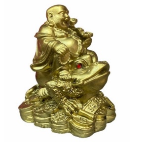 Buda pe raioasa din rasina 7 x 5 cm , Model TT41