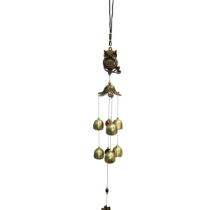 Clopot de vant cu BUFNITA si 6 clopotei (fi 2.5), cod CV20, dimensiuni: aprox. 55 cm