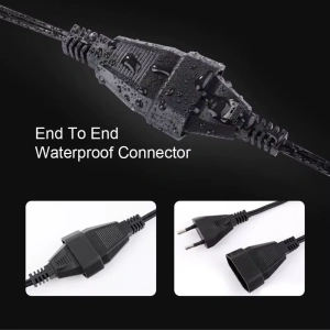 Ghirlandă Luminoasă LED 26m, 50+2 Becuri G40 Incluse (pe filet), Lumină Caldă 2700K, Rezistentă la Apă, Antisoc și Spargere, Interconectabilă, pentru Exterior și Interior, Grădină, Terasă, Foișor, Verandă, Petreceri, Evenimente și Sărbători de Iarnă - Img 5