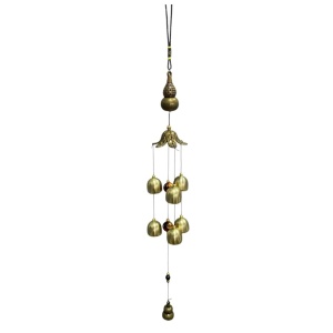 Clopot de vant cu WU LOU si 6 clopotei (fi 2.5), cod CV21, dimensiuni: aprox. 55 cm