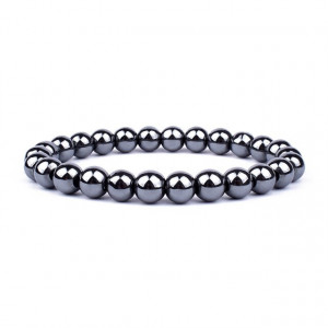 Bratara cu pietre semipretioase Hematit 6mm