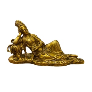 Statueta Feng Shui , Fata in iarba din rasina, 30 x 17 cm