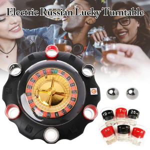 Ruleta electronica cu shoturi, 6 pahare, 27 x 6 cm - Img 2