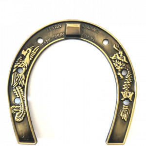 Potcoava norocoasa Feng Shui , metal 10 cm - Img 1