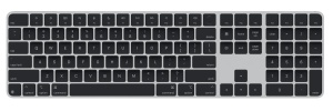 Apple Magic Keyboard (2024) w Touch ID and Numeric Keypad - Romanian - Black Keys