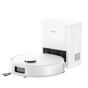 Aspirator robot cu mop MOVA E20S Pro Plus RLE23SD, 13000Pa, 3200mAh, 3DAdapt™ Obstacle Avoidance, statie colectare