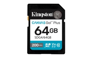 Card de Memorie SDXC Kingston64GBCanvas GO Plus