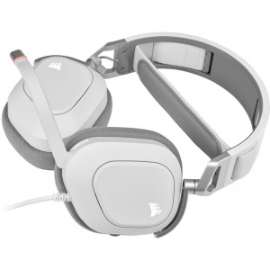 Casti cu microfon Corsair HS80 Surround 7.1, 20Hz - 40 kHz, 32ohm, 116db, driver 50mm, alb - Img 4
