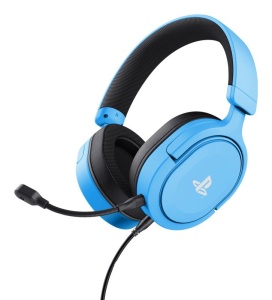 Casti Trust GXT 498B Forta pentru PS5, frecventa raspuns 20 Hz, 20.000 Hz, senzitivitate 90 dB, impendanta 32 Ohm, albastru - Img 4