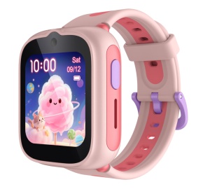 Ceas SmartWatch pentru copii TCL MOVETIME Kids Watch MT48, 1.68", 4G, GPS, IP68 2ATM, Camera 2MP, Cosmic Pink - Img 2
