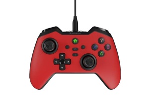 Controller cu fir Genesis Mangan 300, tip Analog/Digital, interfata USB, numar butoane 19, lungime cablu 200 cm, compatibilitate PC, ROG Ally, Nintendo Switch, Steam Deck, rosu - Img 2