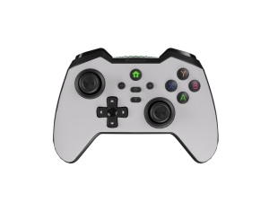 Controller wireless Genesis Mangan 400, tip Analog/Digital, interfata USB, bluetooth, numar butoane 19, lungime cablu 200 cm, acumulator 000 mAh, compatibilitate Android, iOS, MAC, Windows 10,11,7,8, alb - Img 2