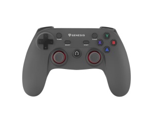 Controller wireless Genesis Mangan PV56, interfata 2.4 GHz, numar butoane 12, capacitate baterie 600 mAh, compatibilitate PC, PS3, negru - Img 2