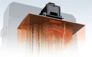Imprimanta 3D Creality Halot-MAGE cu rasina, Tehnologie SLA, Stereolitografie, sursa 100W, dimensiuni printare: 228*128*230mm, Dimensiuni imprimanta: 333*270*608mm, Viteza:1-5s/strat, Inaltime strat:0.05-0.15mm, LCD 10.3", rezolutie: 8K(7680x4320), - Img 6