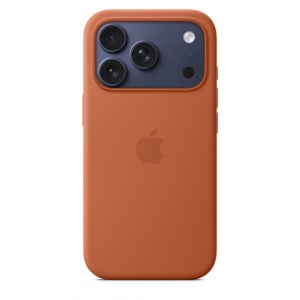 iPhone 17 Pro Silicone Case with MagSafe - Terra Cotta - Img 3