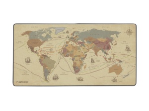 Mouspead Natec Discoveries Maxi, material cauciuc+textil, dimensiuni 800 x 400 x 3mm, multicolor