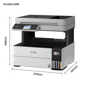 Multifunctional inkjet color Epson EcoTank CISS L6460, dimensiune A4 (Printare,Copiere, Scanare), printare borderless, viteza 37ppm alb-negru, 23ppm color, rezolutie 4800x1200 dpi, alimentare hartie 250 coli + 35 coli ADF, duplex automat ,scanner CIS - Img 11