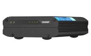 NAS QNAP I410X 4-Bay, CPU Intel® Atom® x6425E 4-core/4-thread Processor, RAM onboard 8GB (not expandable), 2.5" SATA SSD 6Gbps HDD (neincluse), LAN: 10 x 2.5GbE, Desktop, Adapter, garantie 3 ani - Img 5
