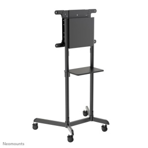 Neomounts by Newstar NS-M1250WHITE Mobile Monitor/TV Floor Stand for 37- 70" screen - Black Specifications General Min. screen size*: 37 inch Max. screen size*: 70 inch Min. weight: 0 kg Max. weight: 70 kg Screens: 1 VESA pattern: 200x200, 200x300, - Img 9