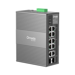 Omada 10-Port Gigabit Industrial Easy Managed Switch with 6-Port PoE+ and 2-Port PoE++ PORT: 2× Gigabit PoE++ Port, 6× Gigabit PoE+ Ports, 2× Combo Gigabit RJ45/SFP Ports SPEC: 802.3af/at/bt type3, Up to 240 W PoE Power(Depends on power input